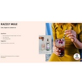 CUBZZ RAZZLE MIX & DRINK SIROOP (1 x 500ml) (voor 16 porties van 275ml) - KOMBUCHA + APPLE + JUNIPER + LEMON