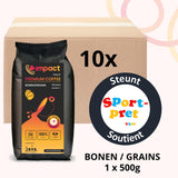 BONEN (PREMIUM) IMPACT-KOFFIE - 1 Doos (10 x 500g)