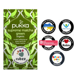 GREEN TEA - "Supreme Matcha Green" - CUBZZ by PUKKA HERBS (20 piramide-zakjes)