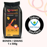 BONEN (PREMIUM) IMPACT-KOFFIE - 1 Zakje (1 x 500g)