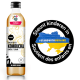 CUBZZ RAZZLE MIX & DRINK SIROOP (1 x 500ml) (voor 16 porties van 275ml) - KOMBUCHA + GEMBER + LIMOEN