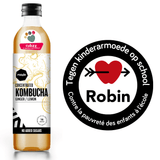 CUBZZ RAZZLE MIX & DRINK SIROOP (1 x 500ml) (voor 16 porties van 275ml) - KOMBUCHA + GEMBER + LIMOEN