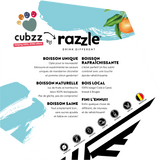 1 FLESJE - CUBZZ Razzle KOMBUCHA + MANDARIN + LEMONGRASS (1 x 275ml)