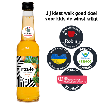 12 FLESJES - CUBZZ Razzle mandarijn-citroengras (12 x 275ml)
