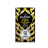 ZWARTE THEE - "Elegant English Breakfast" - CUBZZ by PUKKA HERBS (20 piramide-zakjes)