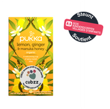 IMMUNITY INFUSION - "Lemon, Ginger & Manuka Honey" - CUBZZ by PUKKA HERBS (20 piramide-zakjes)